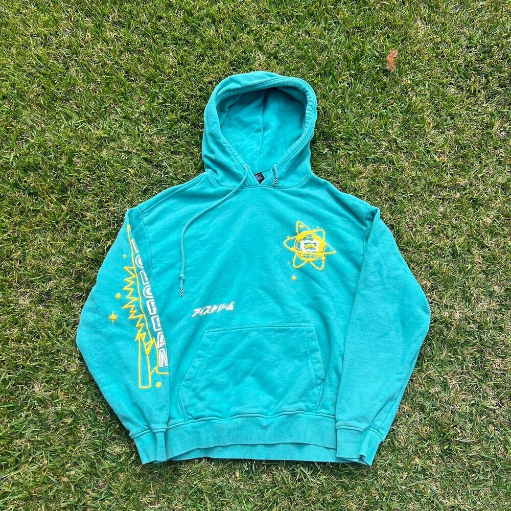 Ice Cream Aqua hoodie blue y2k rare skate surf Pharell mens size XL